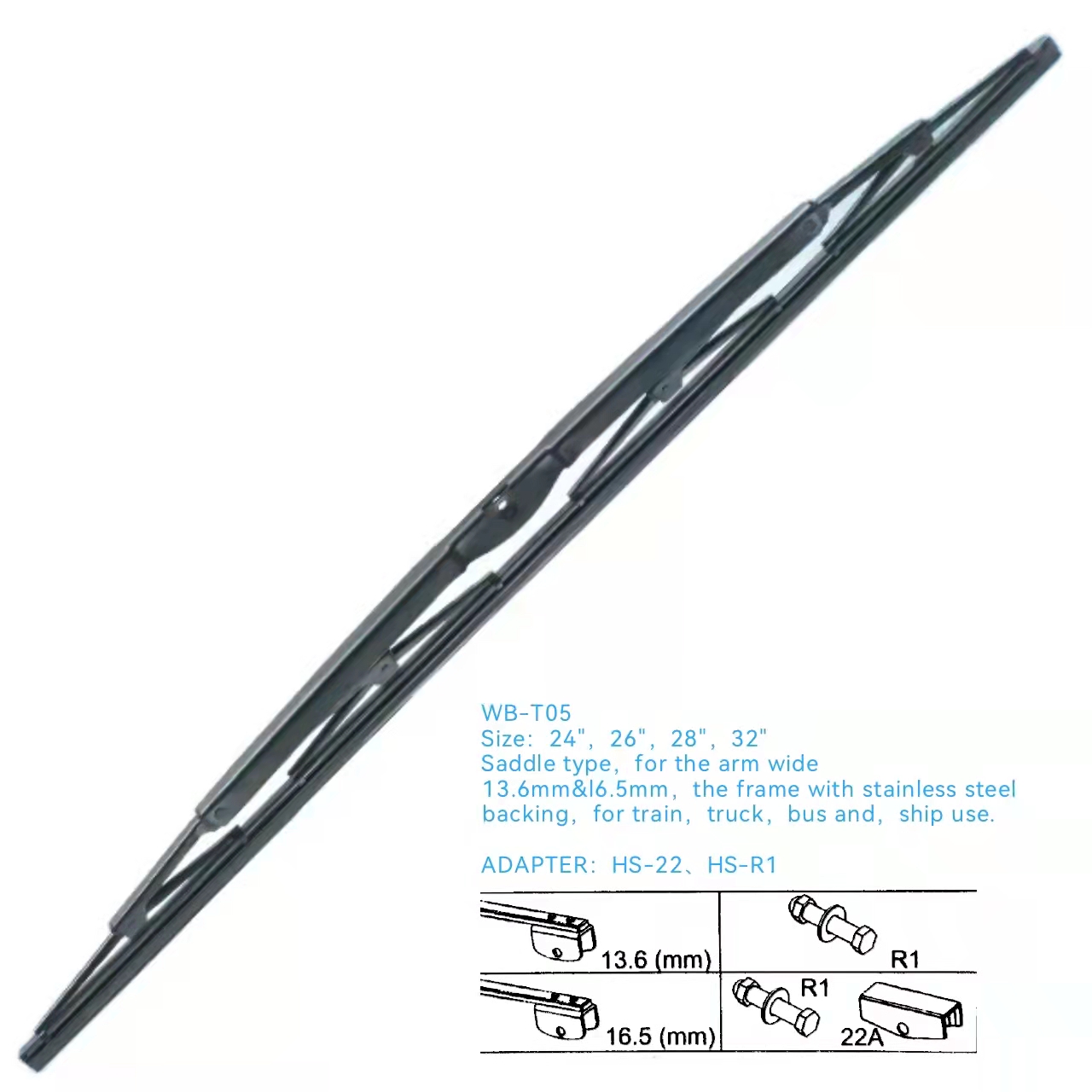 Bus wiper blade fit for Bus