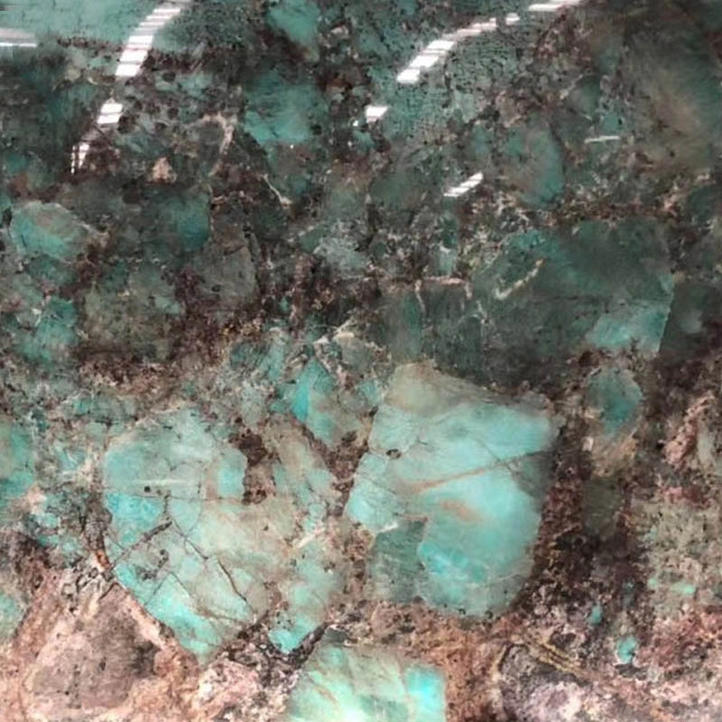 Amazon Green Quartzite big polished slab from Brazil