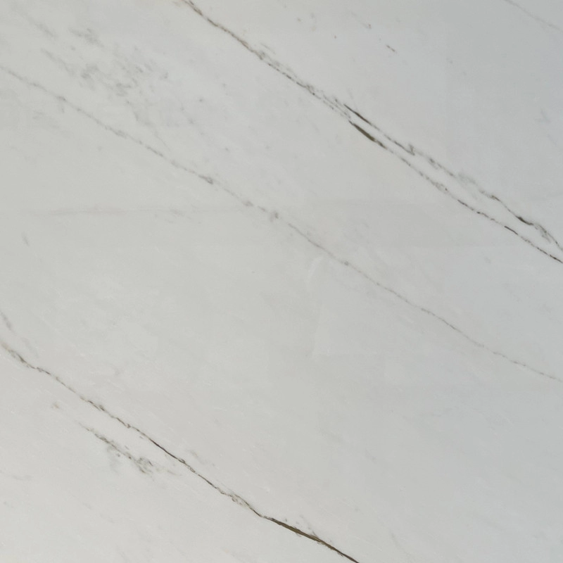 Chinese Oriental Calacatta White Marble Bookmatched Polished Big Slabs