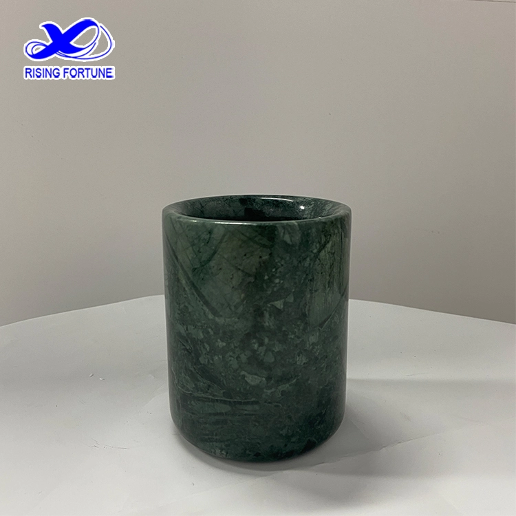 Green marble Candle Jars with Lid Manufacturing