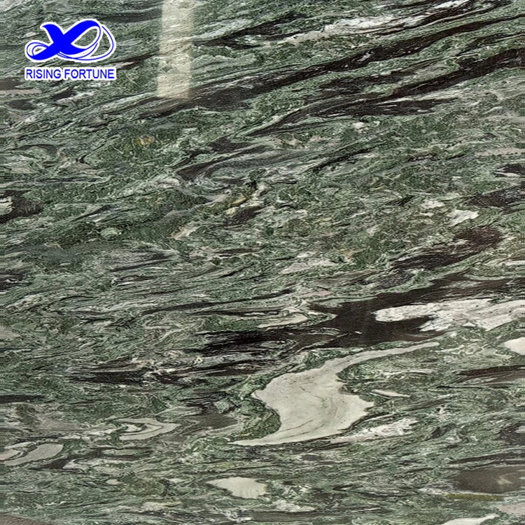 Chinese colorful green marble tiles