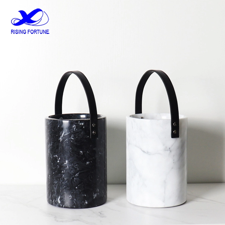 Factory Directly Sell  Marble Ice Bucket Wine Chiller Marble Wine Cooler Marble Wine Bottle Holder