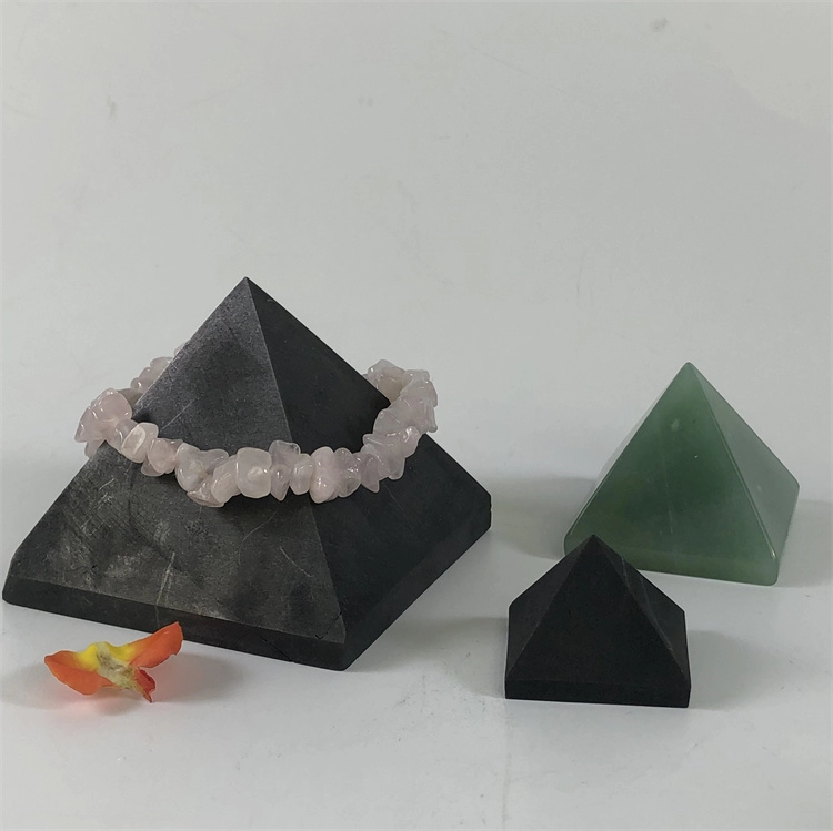 Accessories Receive Home Decoration Crystal Shungite Pyramid Wholesale
