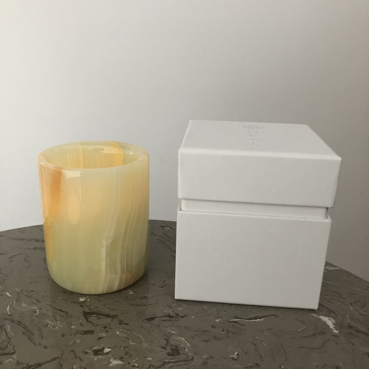 onyx candle jar