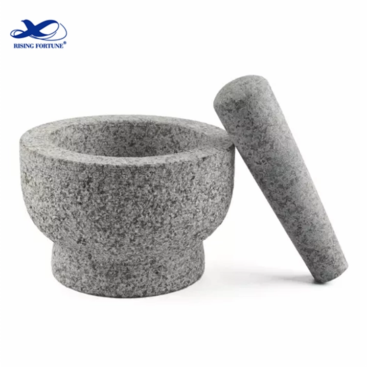 Granite Natural Appearance Mortar and Pestle for Spices Guacamole