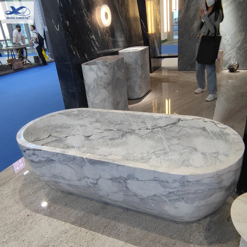 Modern Marble Freestanding Tub Customizable Company