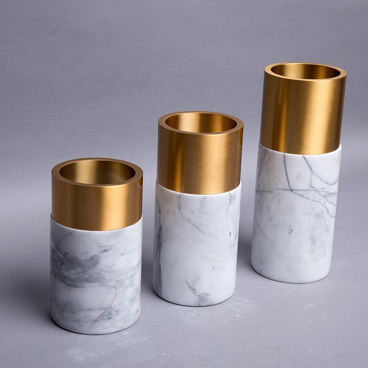 marble vases