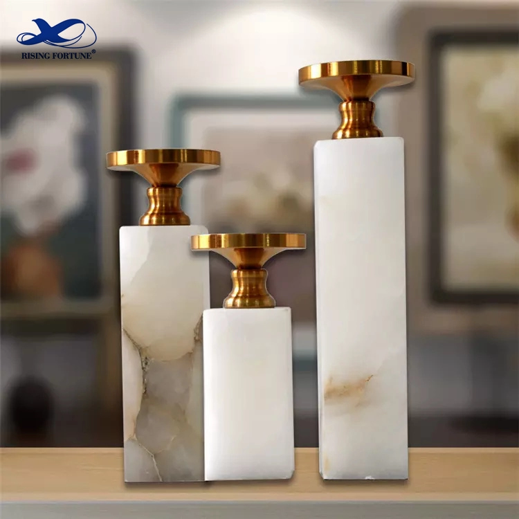 Top Quality Nordic Onyx Candlestick Holder