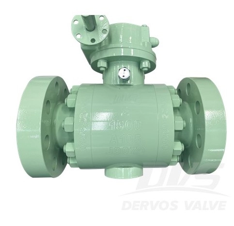 API6D 2" 1500LB Forged Steel Trunnion Mounted Ball Valve RTJ