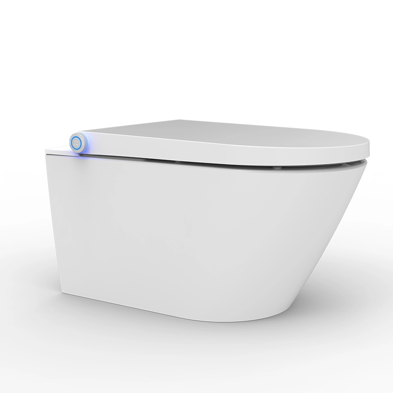 Advanced smart toilet with black sensor flush cistern