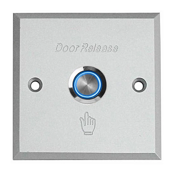 Aluminum Push Button Access Switch Reset switch recessed with LED normally open normally closed