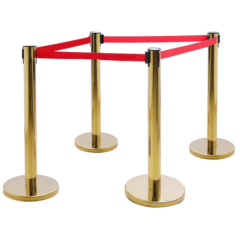 Stainless steel safety queuing line