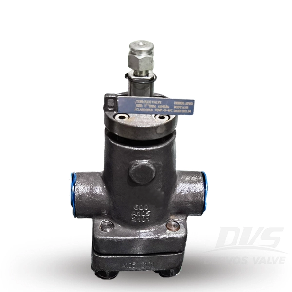 1 Inch Class600 Inverted Pressure Balance Lubricated Plug Valve Forged Steel,Full Bore