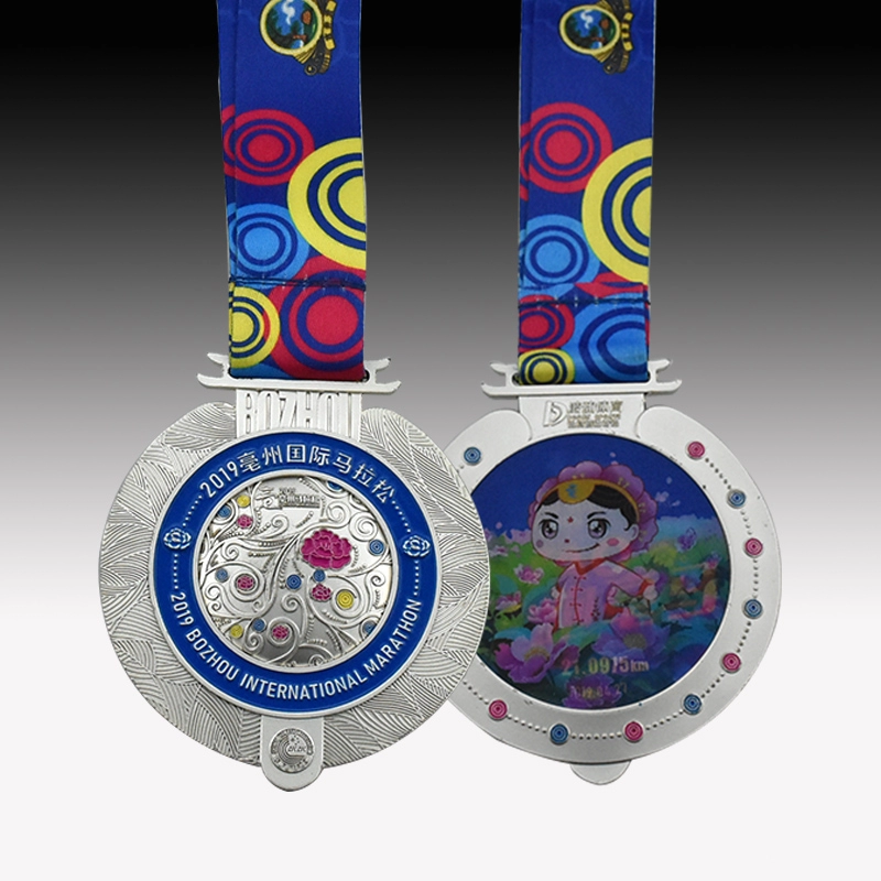 Wholesale price enamel and card paste finisher 20k marathon medal