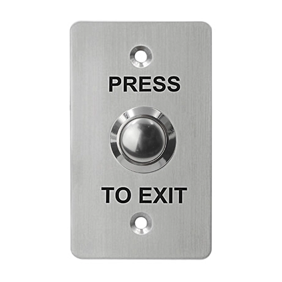 Self-resetting concealed access control switch Access Door Release Exit Button