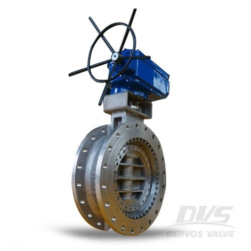 API 609 Metal Seated Butterfly Valve CF8 12 Inch 150LB Gearbox