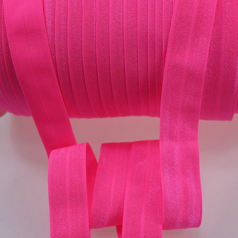 25mm solid fold over elastic ribbon