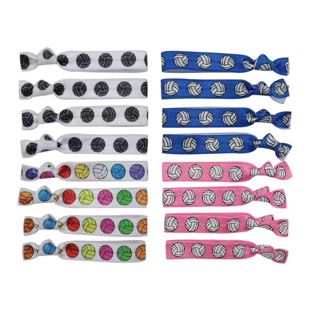 Volleyball hair ties