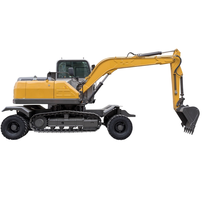 9.4 ton wheeled and crawler integrated excavator