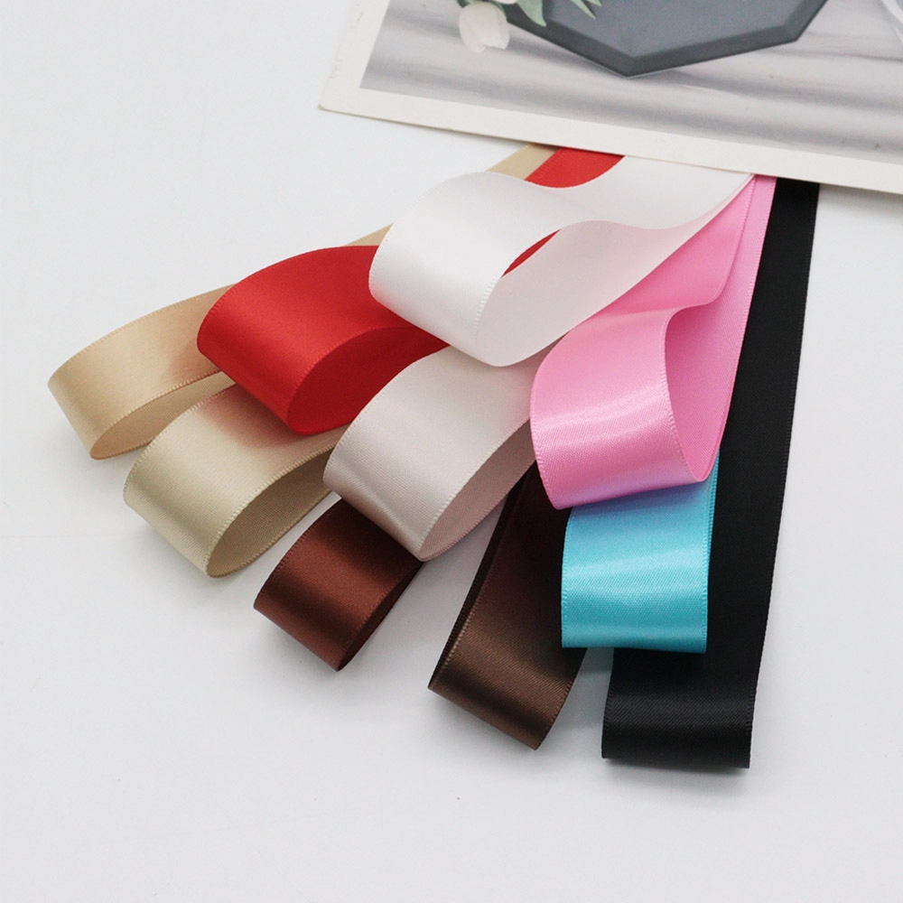 Solid satin ribbon in 196 colors