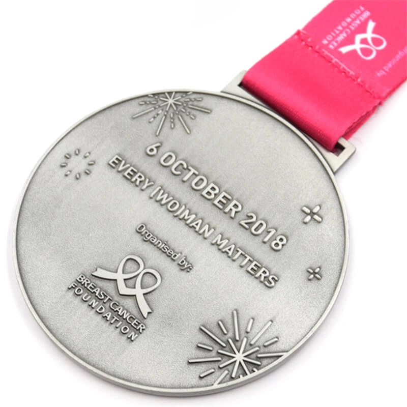 Round 5km running medal custom supplier