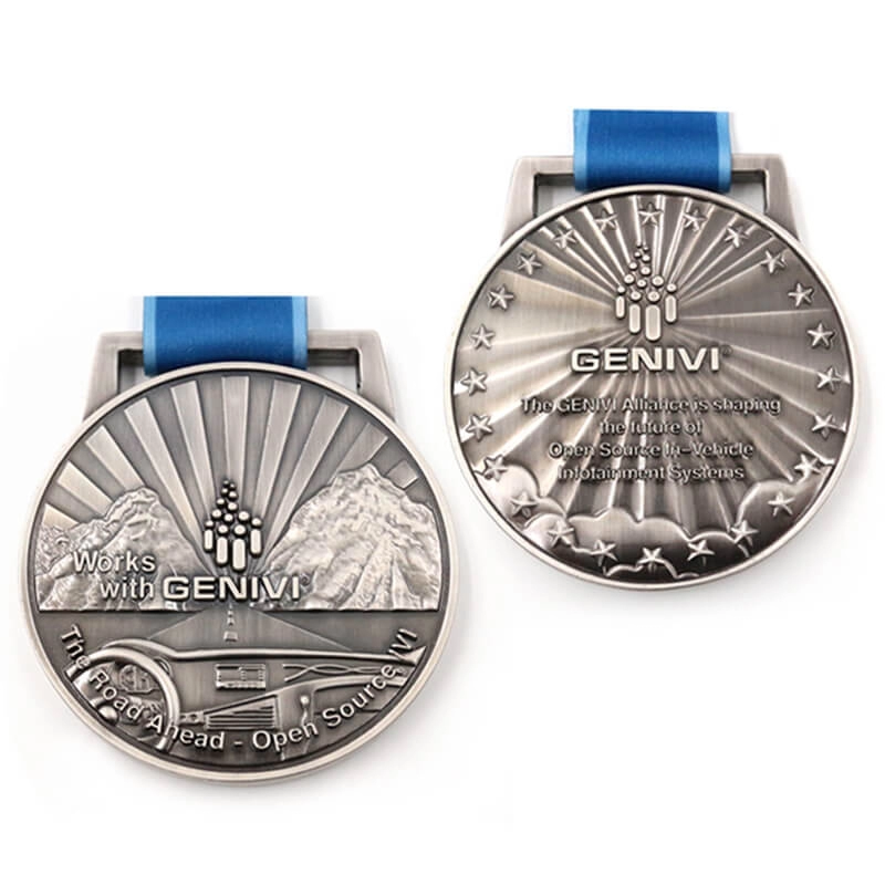 Manufacturer round zinc alloy antique souvenir medal