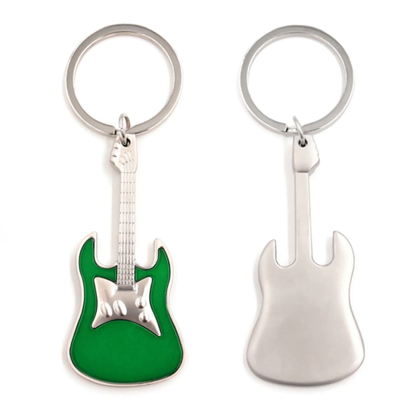Custom metal guitar keychain manufacturer