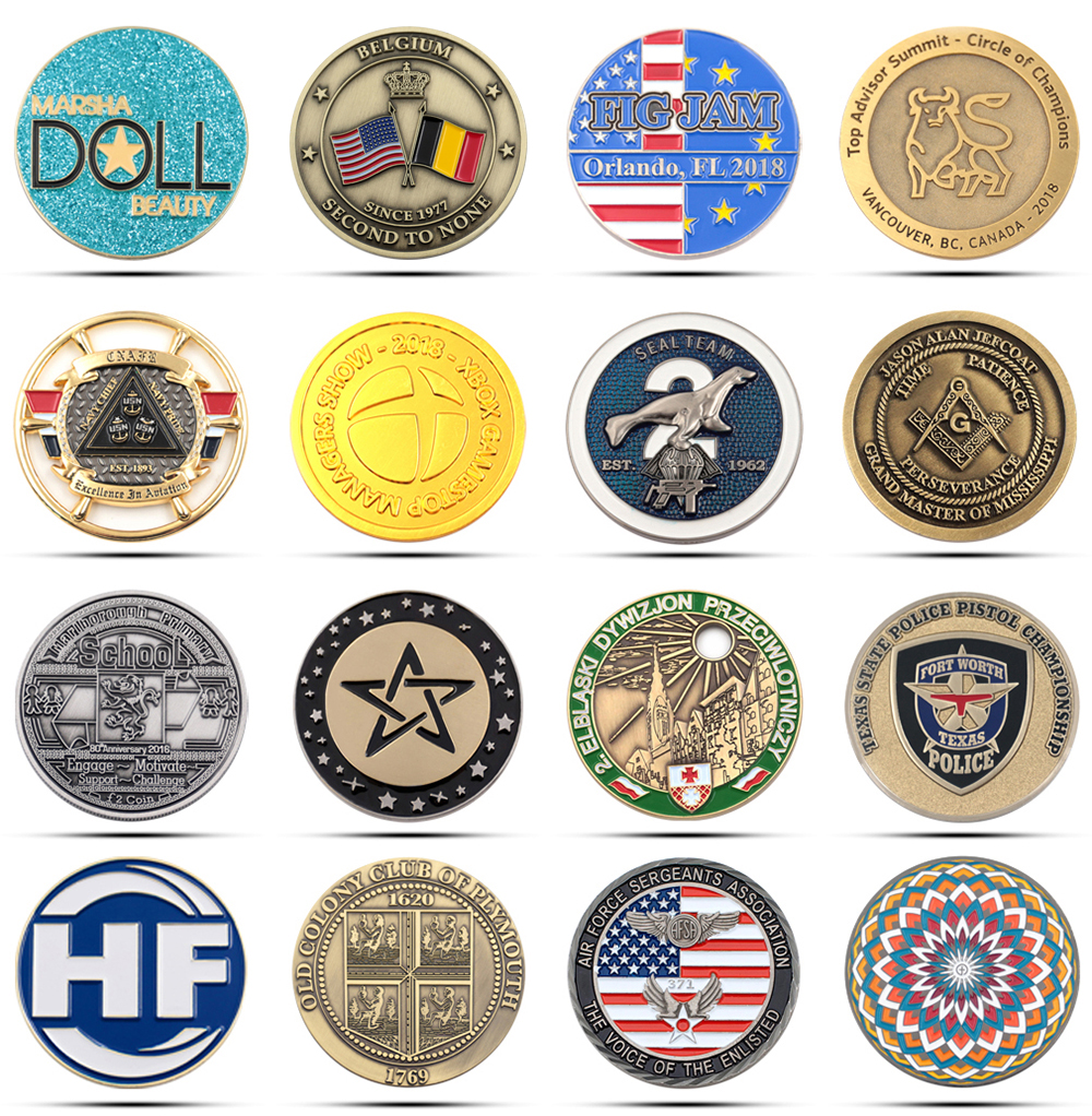 Service metal commemorative coin