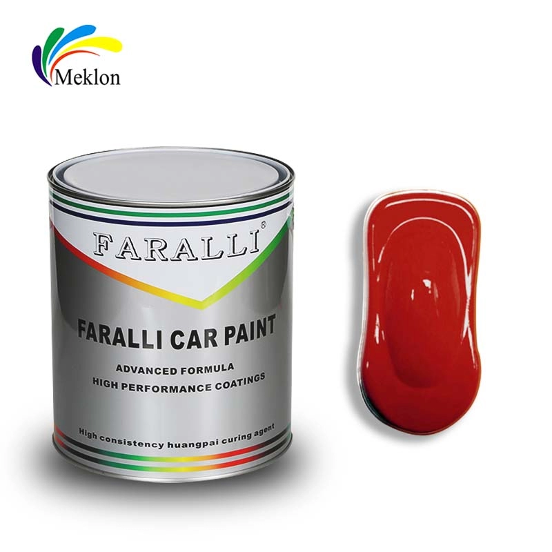 1K Transparent Iron Red Has Good Weather Resistance, Smooth And Smooth Car Refinish Paint