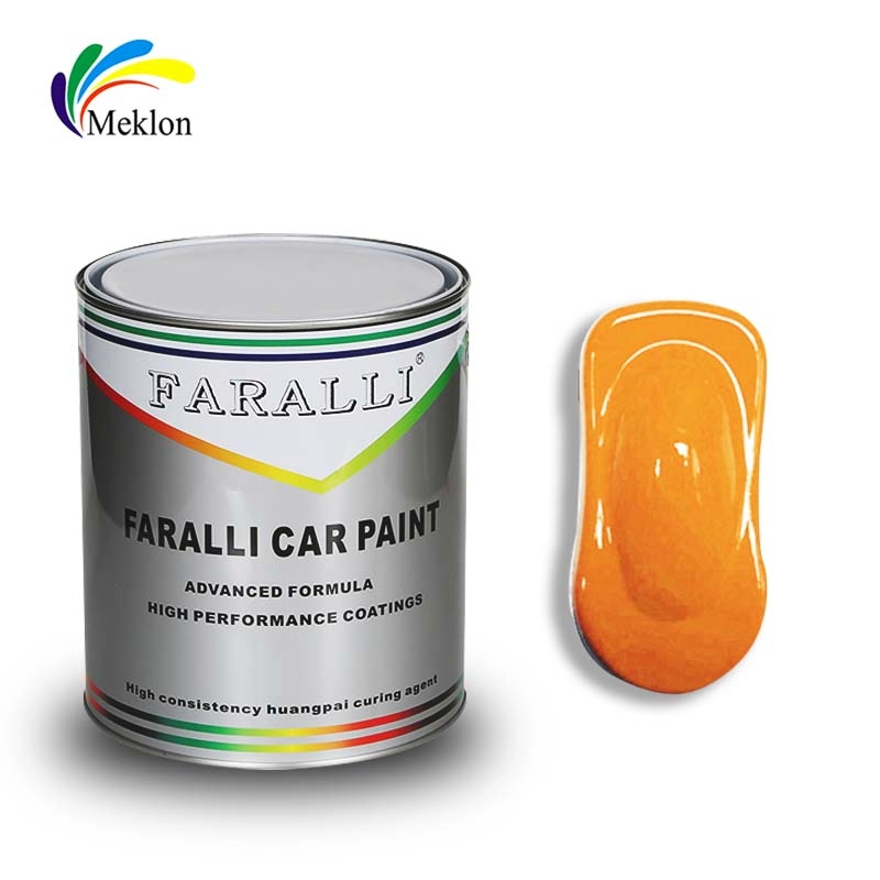 Meklon company auto paint wholesale low price 1K clear iron yellow