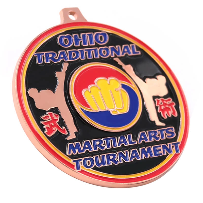 Martial arts competition medal custom factory