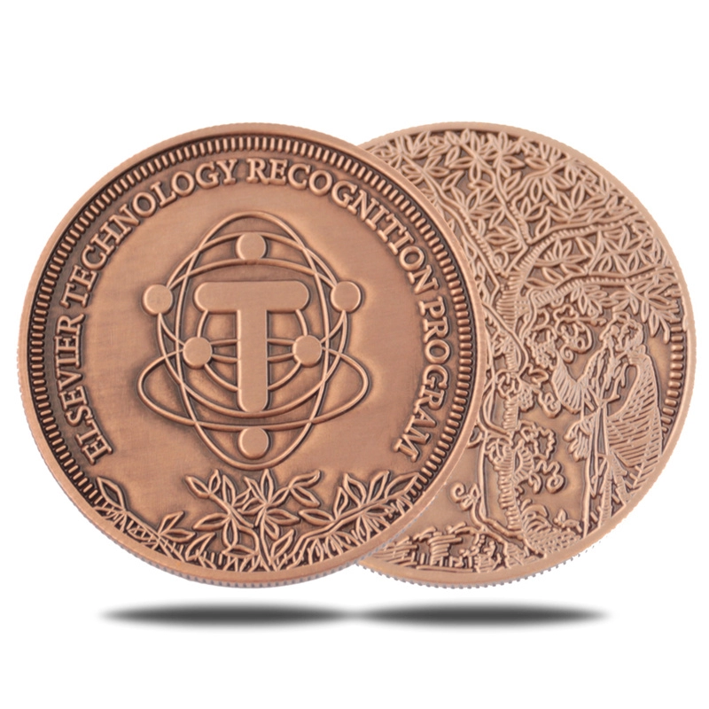 Zinc alloy plating copper commemorative coin manufacturer