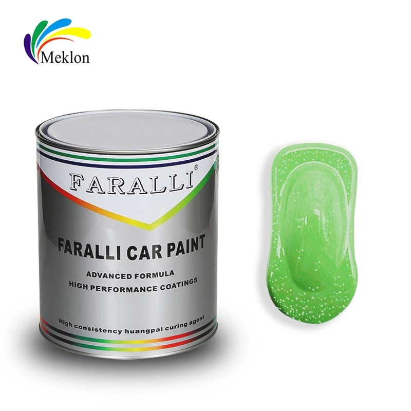 China car paint wholesaler yellow green auto coating