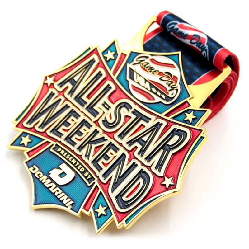 Usa all-star weekend medal custom manufacturers