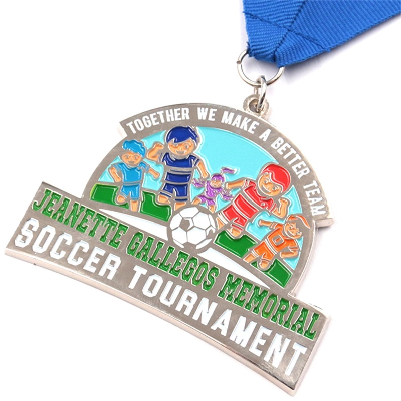 Team soccer tournament sport medal custom factory