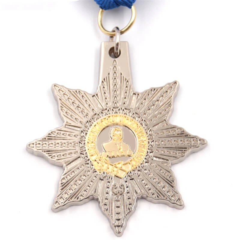 Character commemorative zinc alloy medal supplier