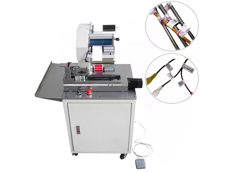 Industrial Wire Electric Cable Label Sticker Labeling Machine