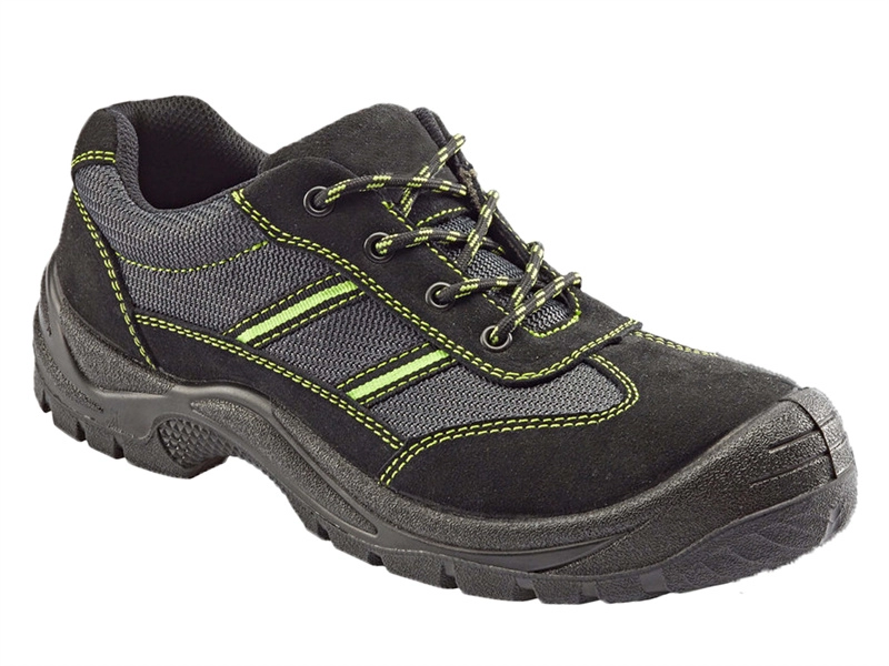 Lightweight Suede Leather Safety Shoes for Daily Use
