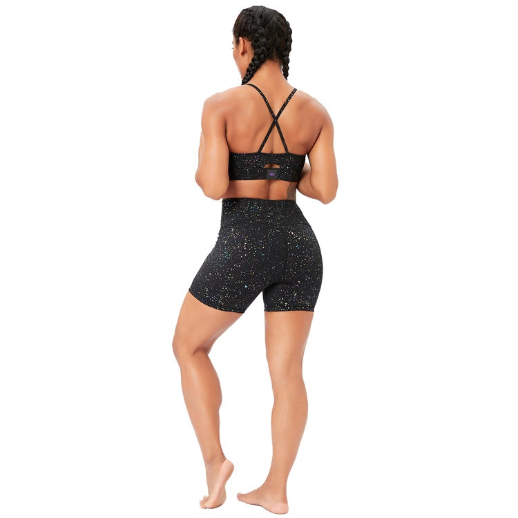 Starry sky Embossed Workout Yoga Sets