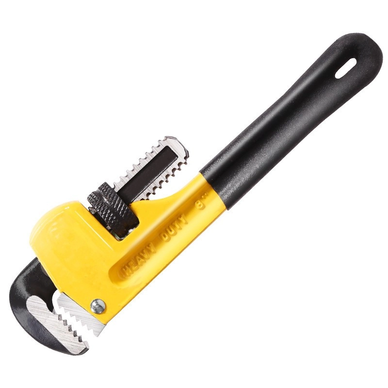 Straight Pipe Adjustable Wrench Plumbing Water Gas Soft Grip - Plumbing Tools