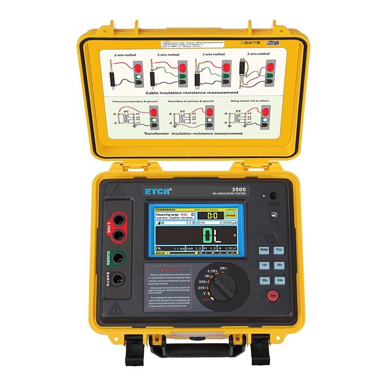 ETCR3500 High Voltage Insulation Resistance Tester