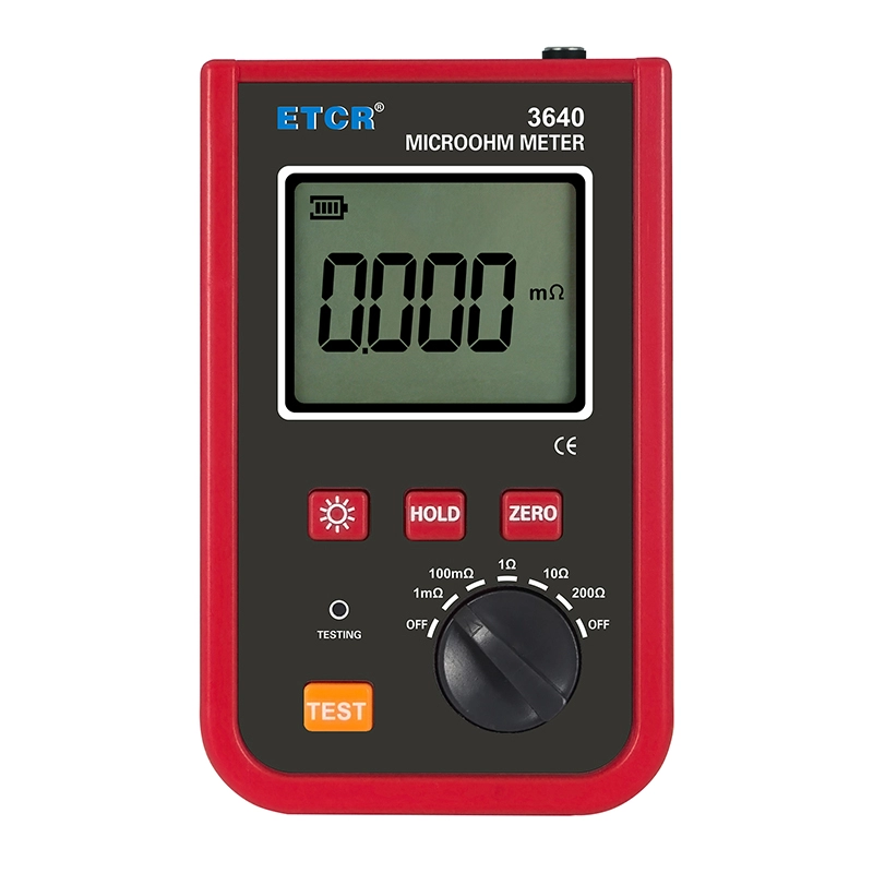 ETCR3640 Portable Microhmmeter(DC Low Value Resistance Tester)