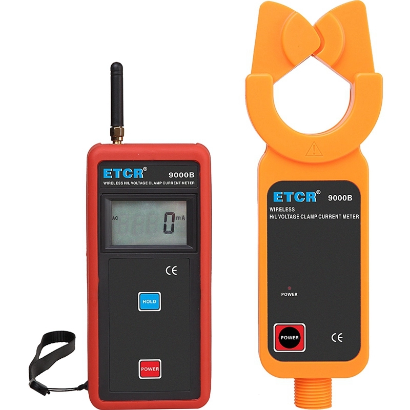 ETCR9000B Wireless H/L Voltage Clamp Current Meter AC 0mA～1200A