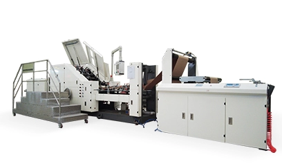 Square Bottom Paper Bag Making Machine with Window