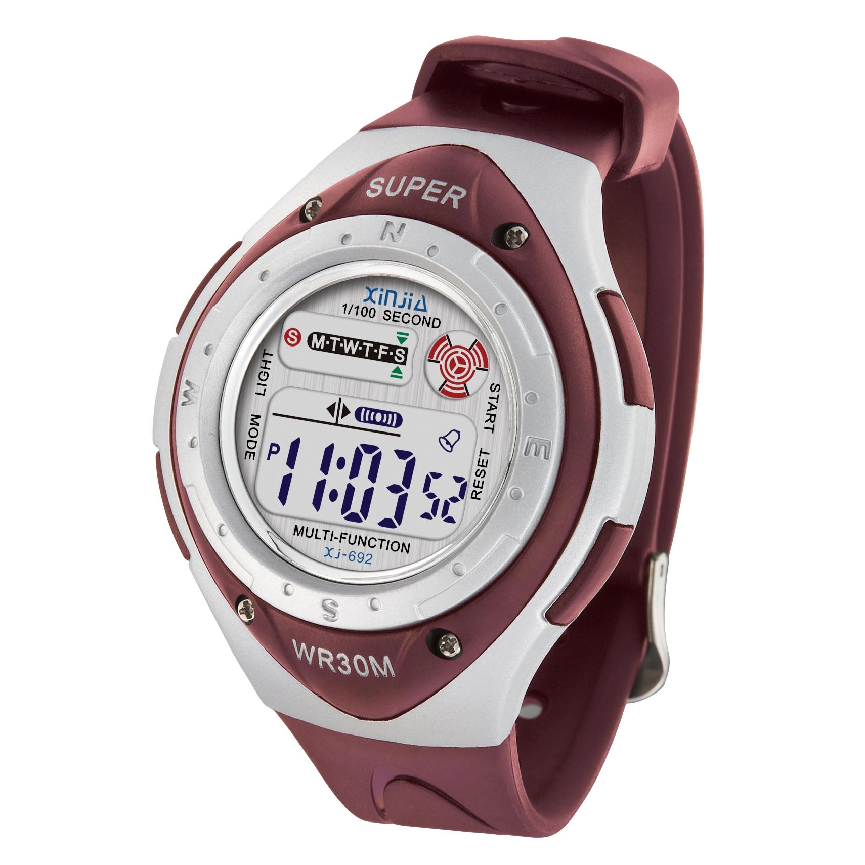 Super Series Digital Water Resistant Sport Mens Wrist Watch