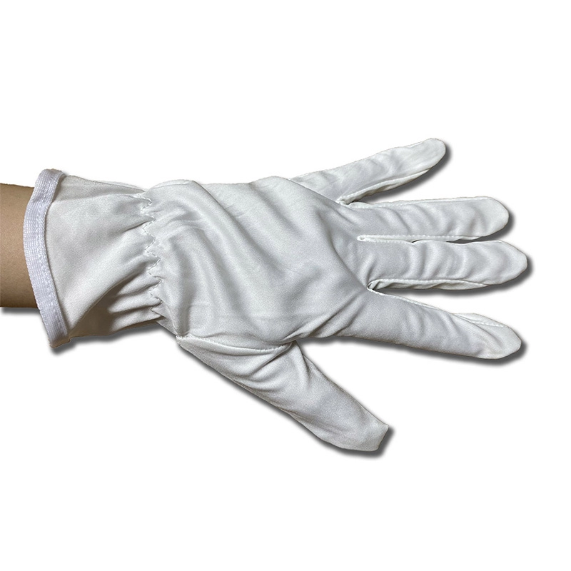Dust Free Cleanroom Microfiber Gloves for Industrial Use