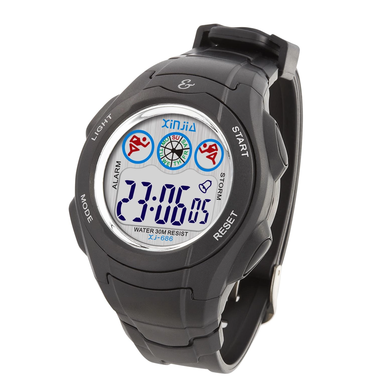 Storm Design Digital Water Resistant Sport Wrist Watch