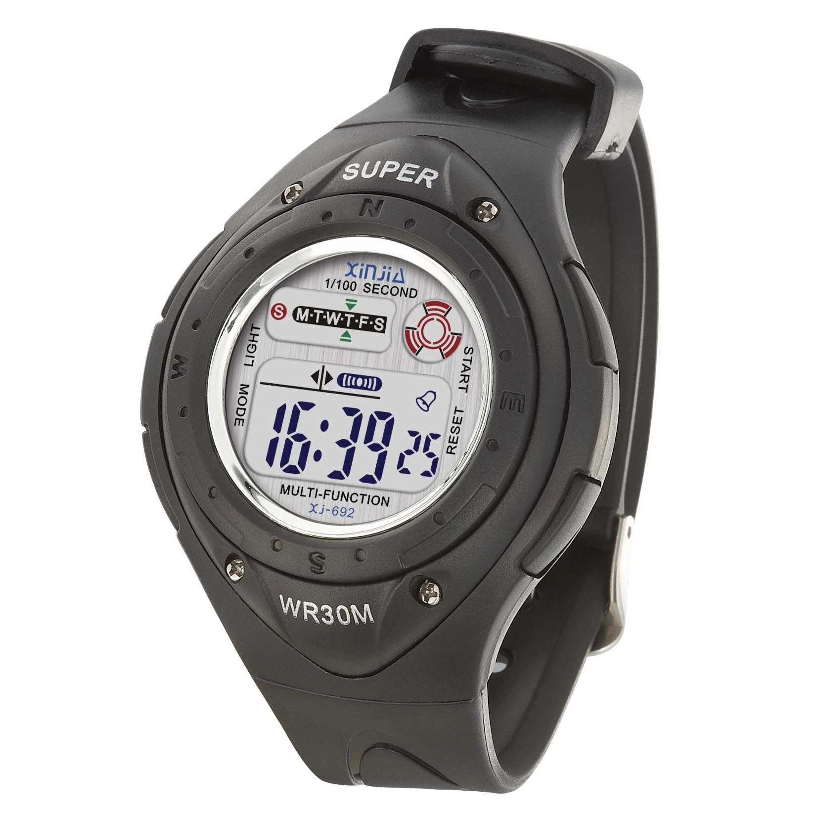 Super Series Digital Water Resistant Sport Mens Wrist Watch