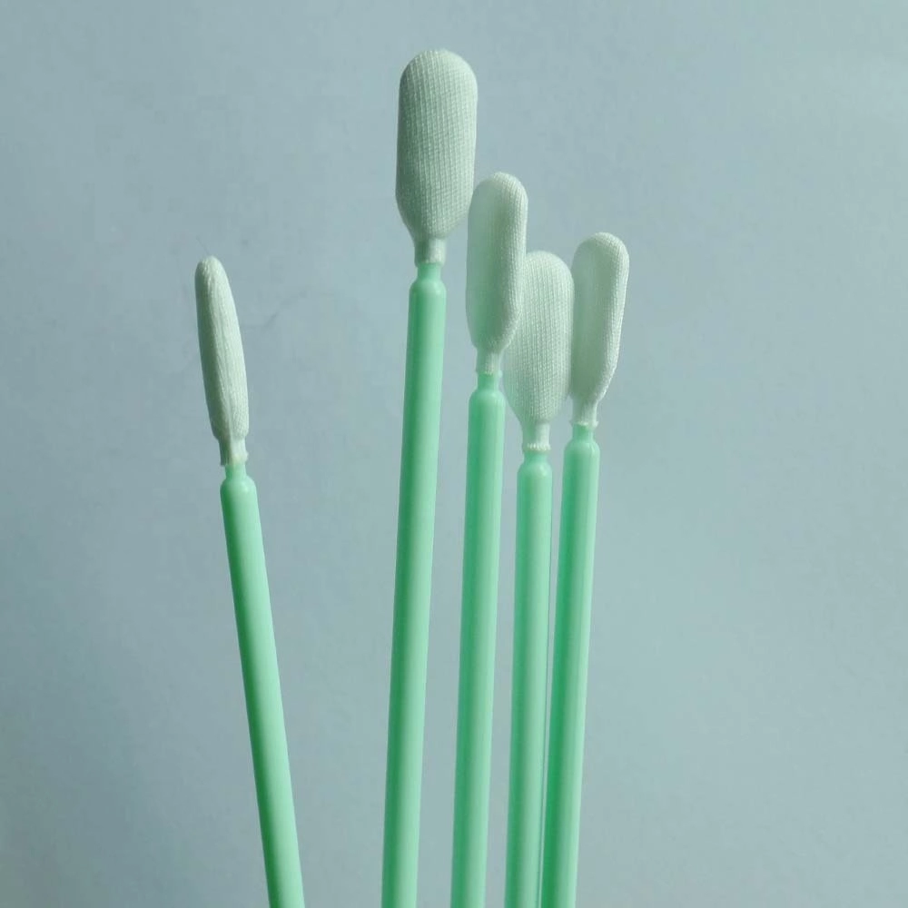 Disposable Long PP Handle Clean Room Polyester Swabs