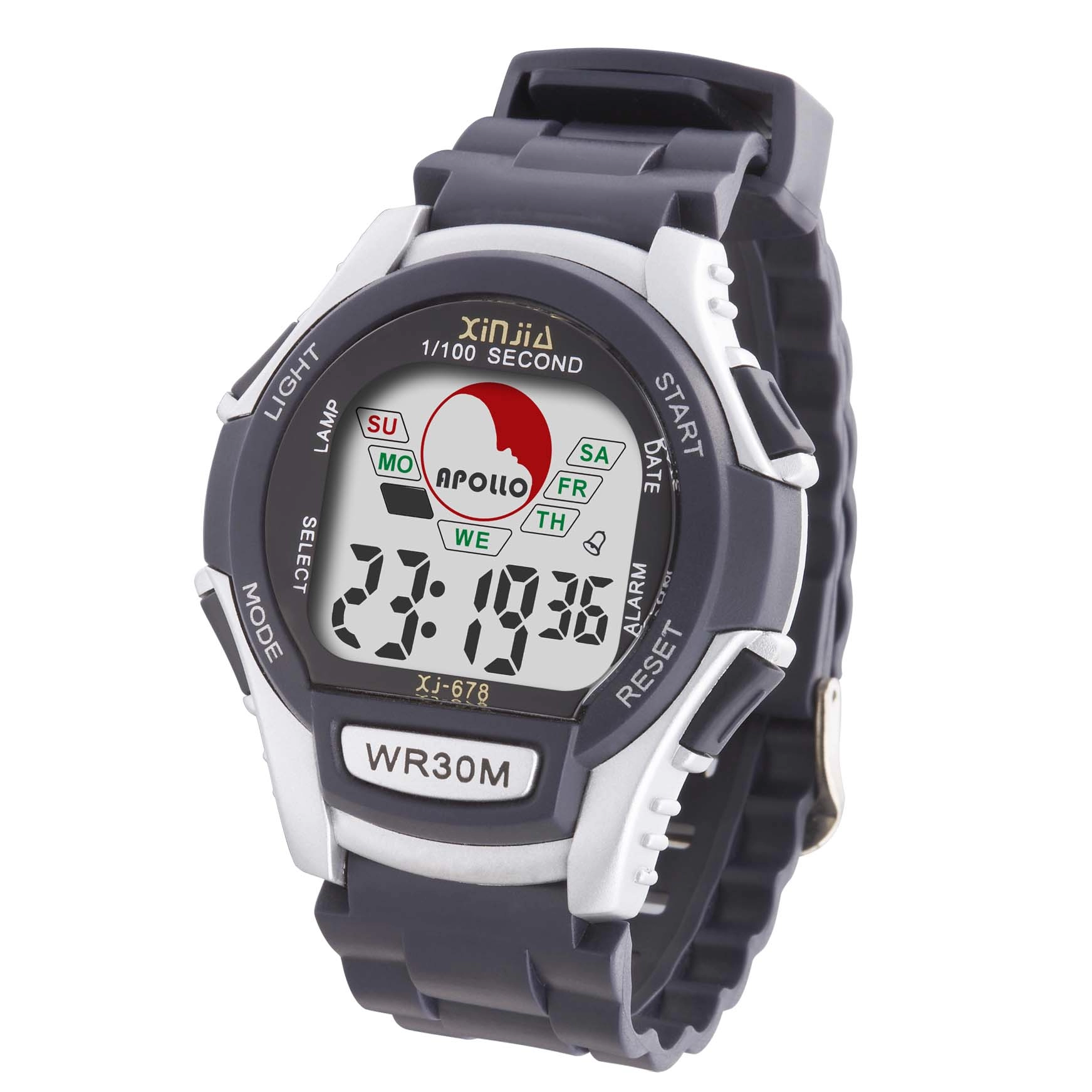 Apollo Mens Digital Water Resistant  Wrist Watch